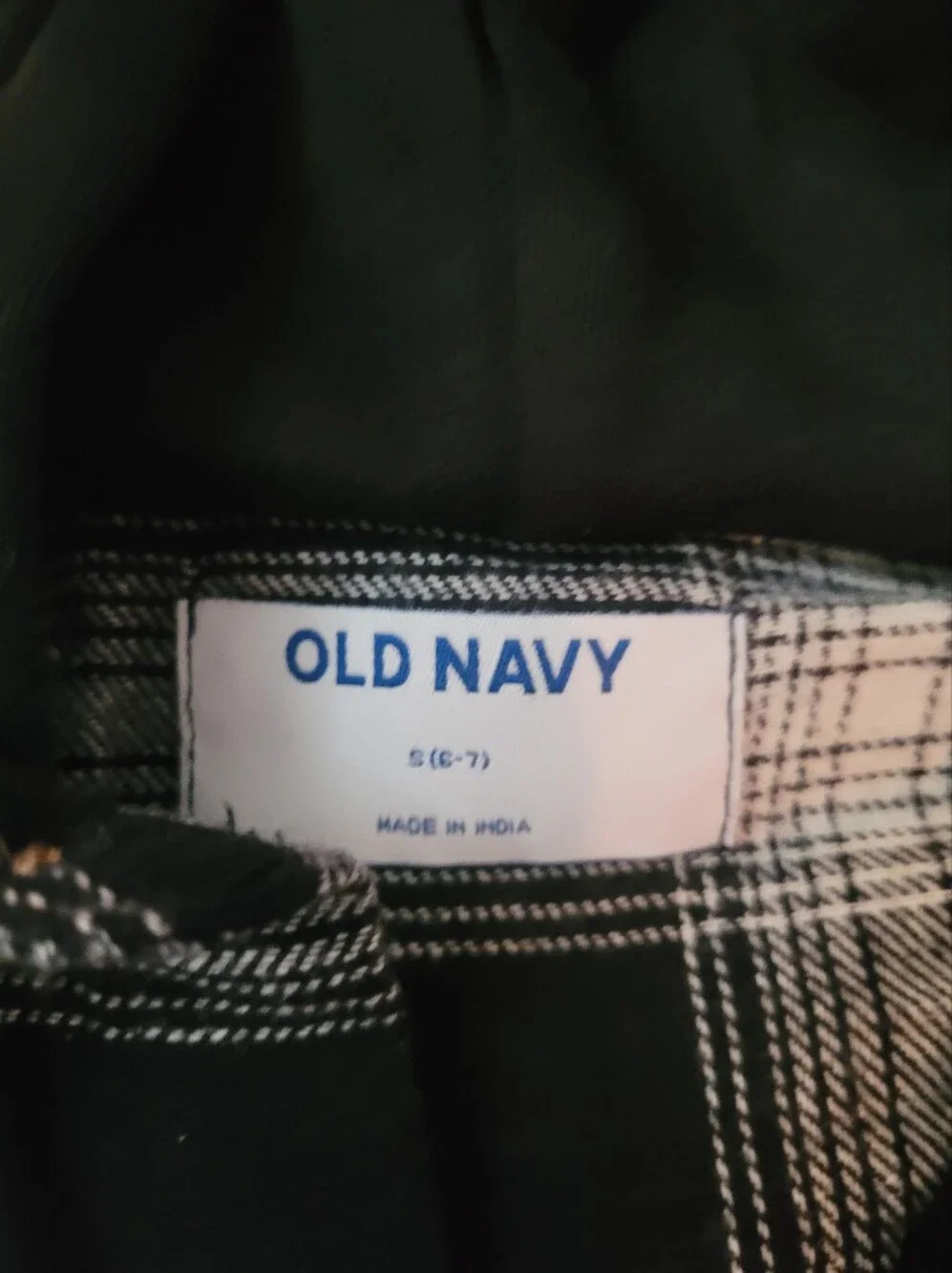Old Navy classic plaid